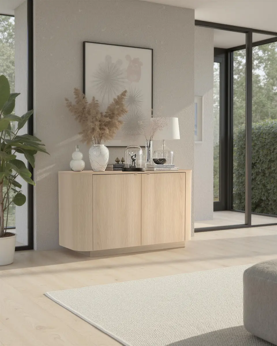 Sideboard Adriatico 130cm Holz/Braun | Holztöne