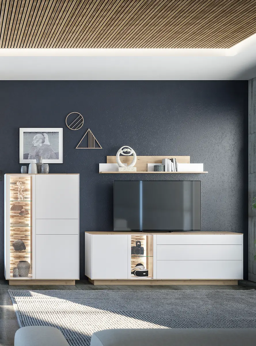 Highboard Kador | Weiß