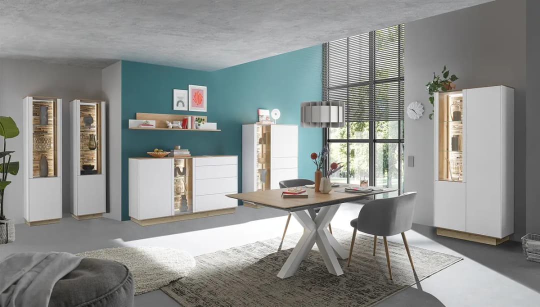 Highboard Kador | Weiß