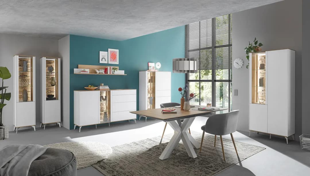 Norrwood Highboard Kador | Weiß