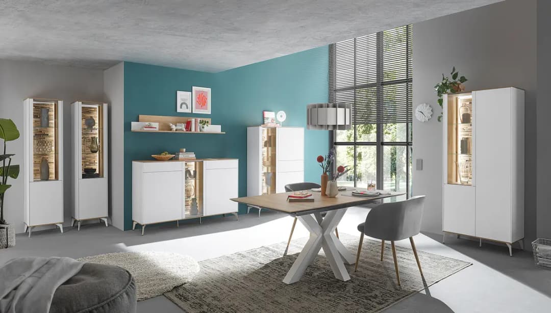 Norrwood Highboard Kador | Weiß