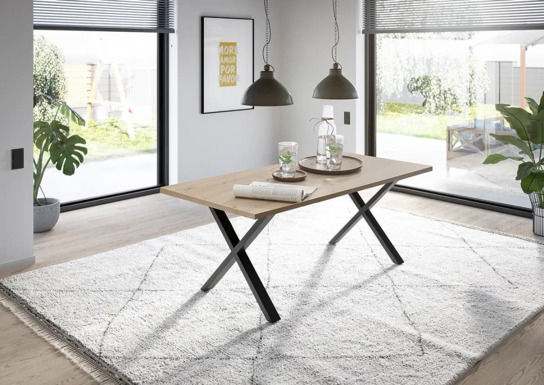 loftscape Esstisch Raghen | Grau