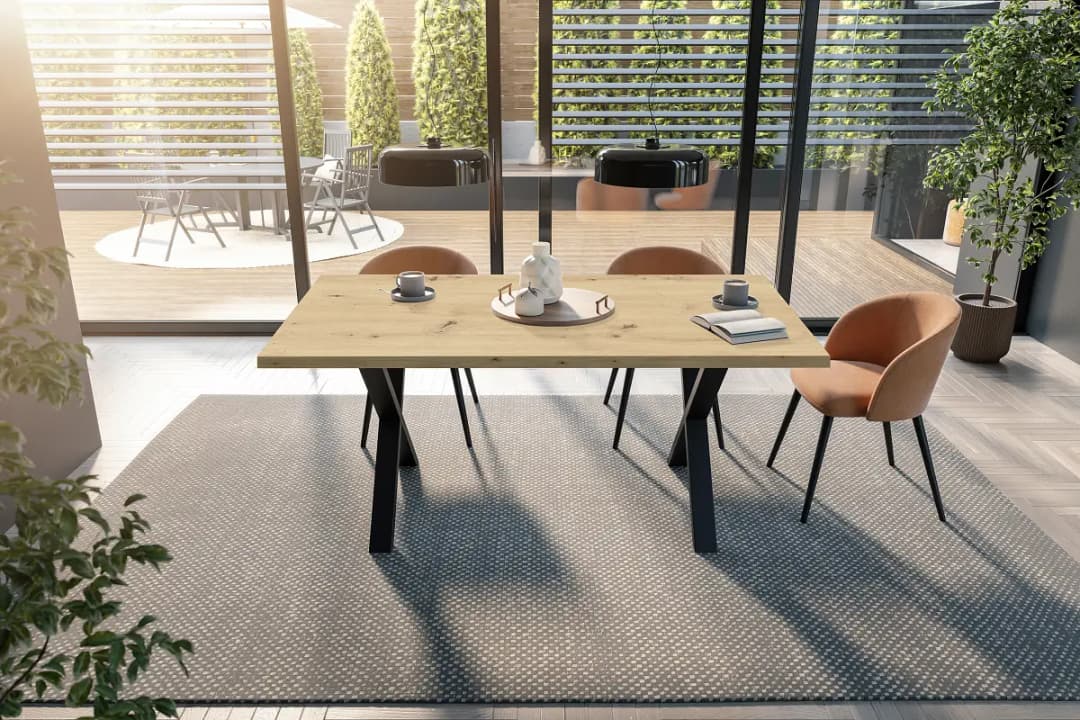 loftscape Esstisch Raghen | Grau