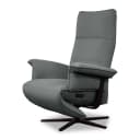 Relaxsessel Grau Samt Vaia | Grau