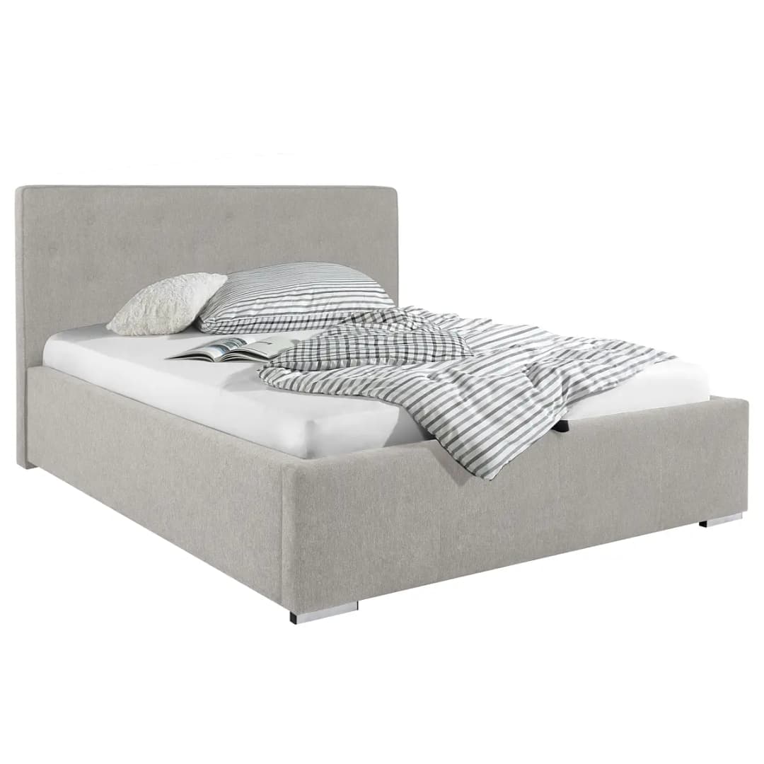 Polsterbett Skags 160 x 190cm | Grau