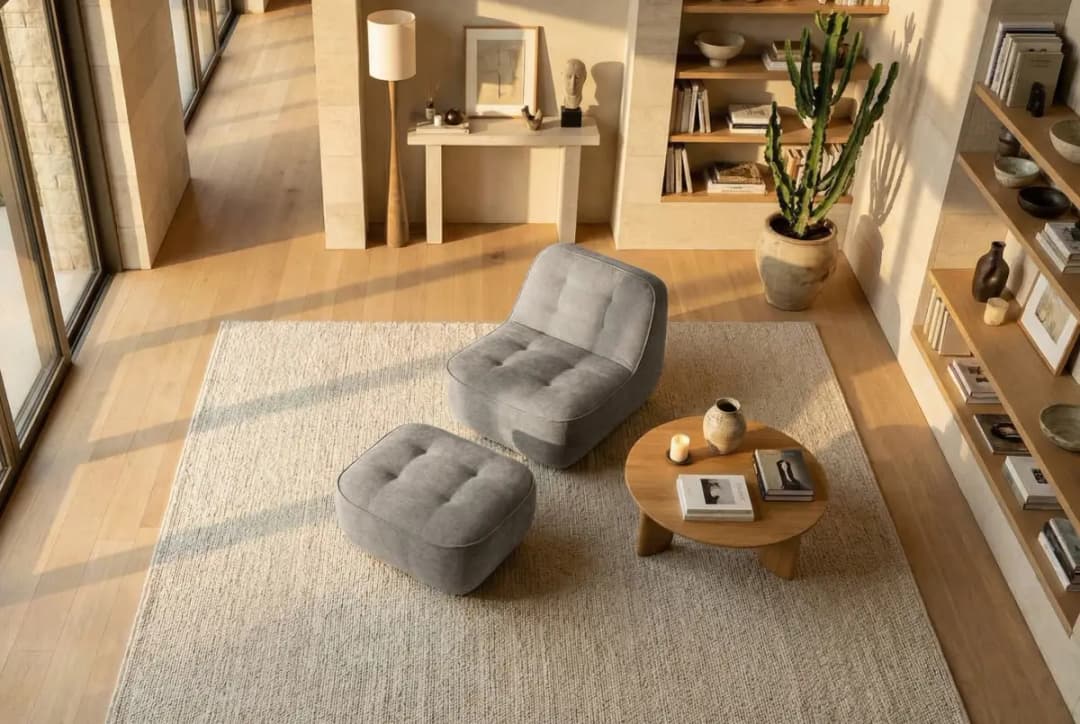 Studio Copenhagen Sessel mit optischer Drehfunktion | Braun