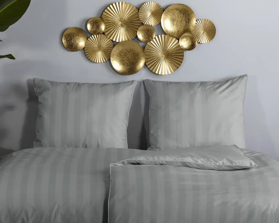 Satin-Bettwäsche Hotel Sevilla | Grau