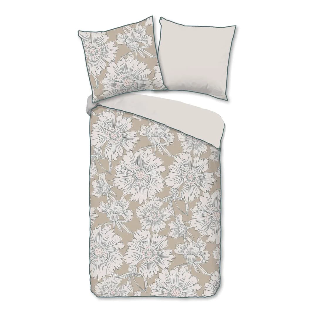 Descanso Satin-Bettwäsche Ancona | Beige