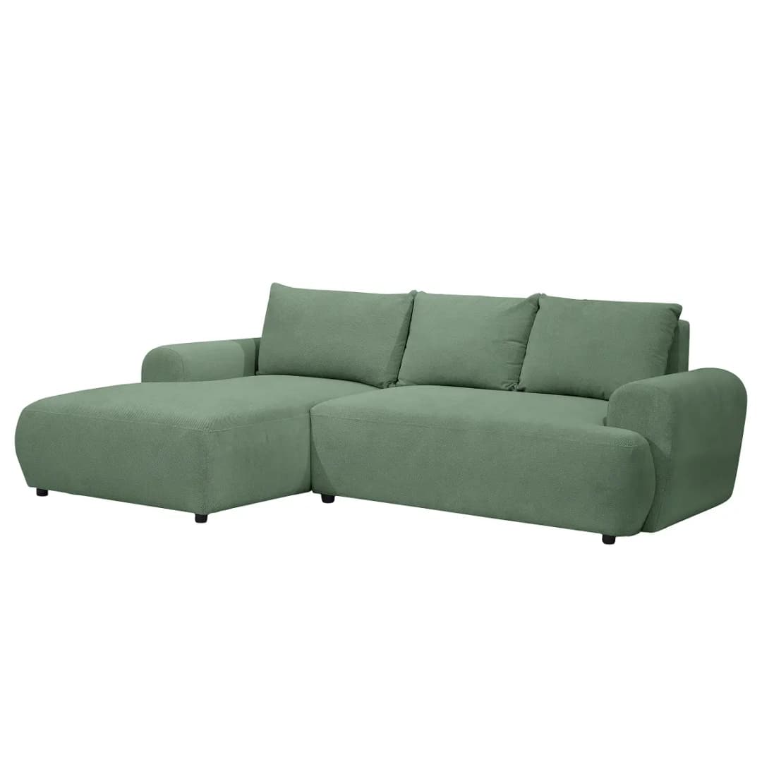 Ecksofa mit Schlaffunktion Cully | Grün