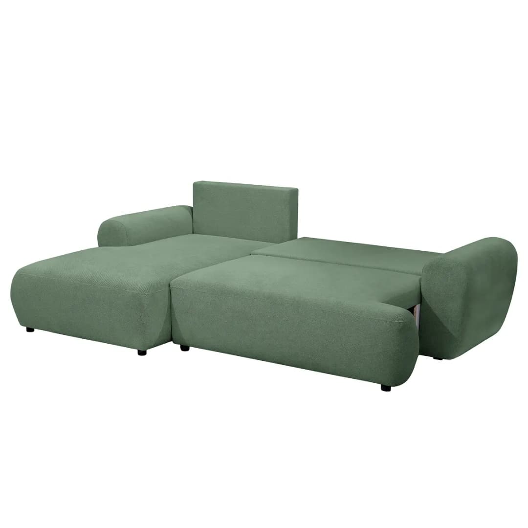 Ecksofa mit Schlaffunktion Cully | Grün