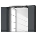 Spiegelschrank Silora | Grau