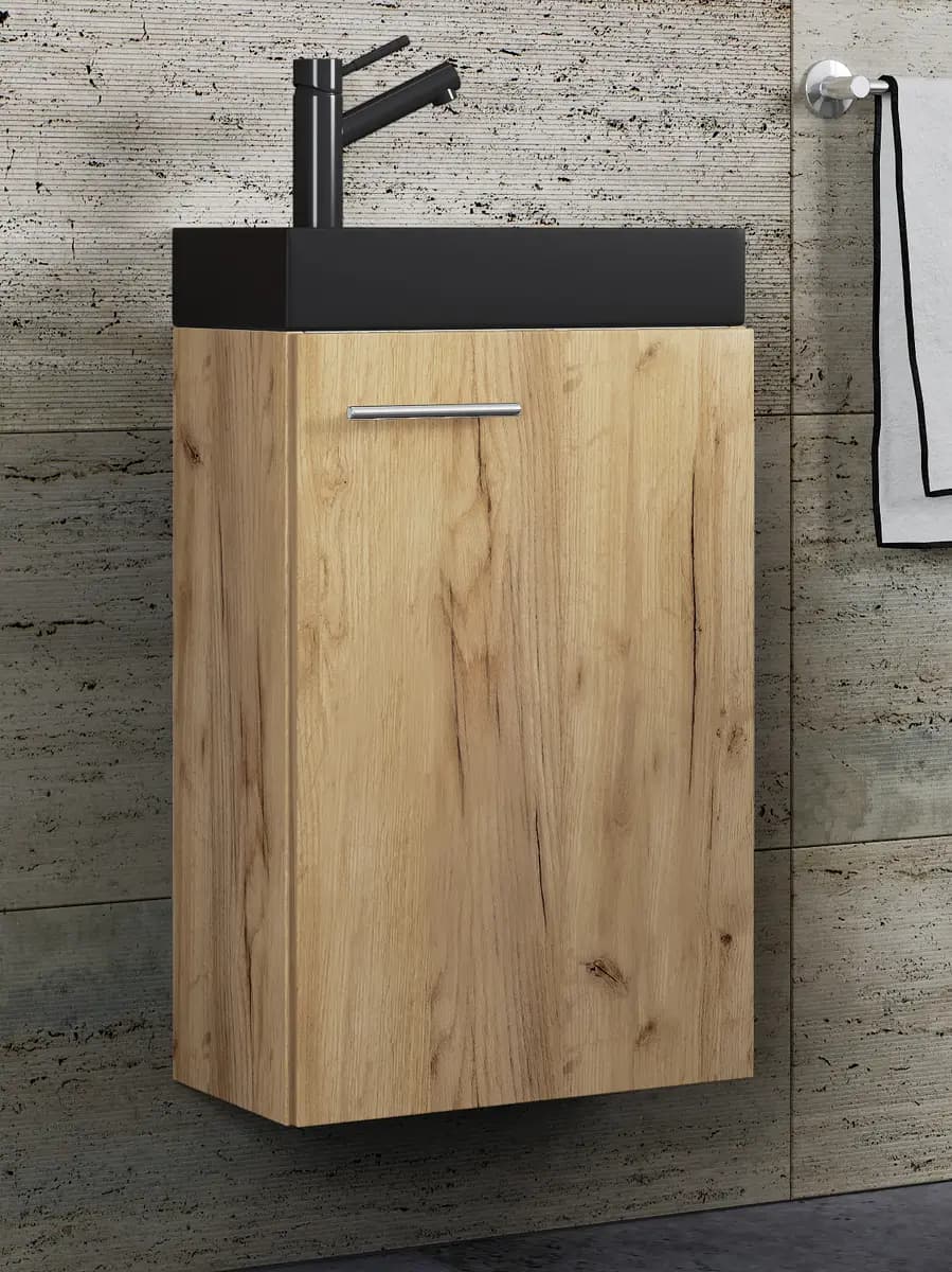 Gästebad-Waschtisch Slito 40 cm | Holztöne
