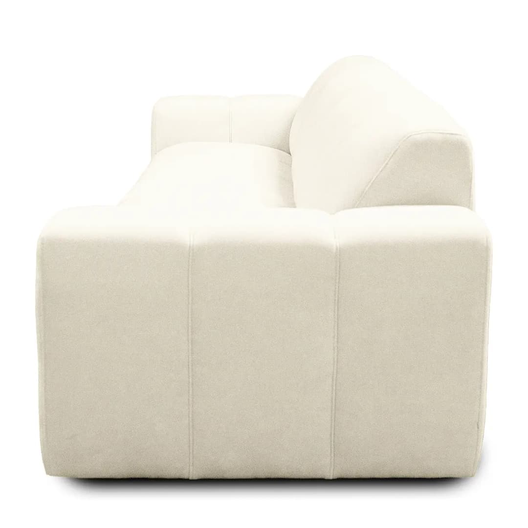 Big-Sofa Beige Webstoff Stormy | Beige
