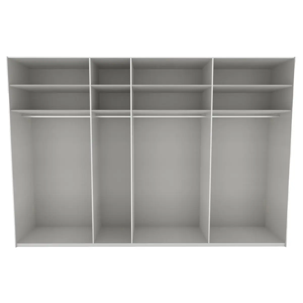 Schwebetürenschrank Level36 236 cm Typ B 350cm | Holztöne