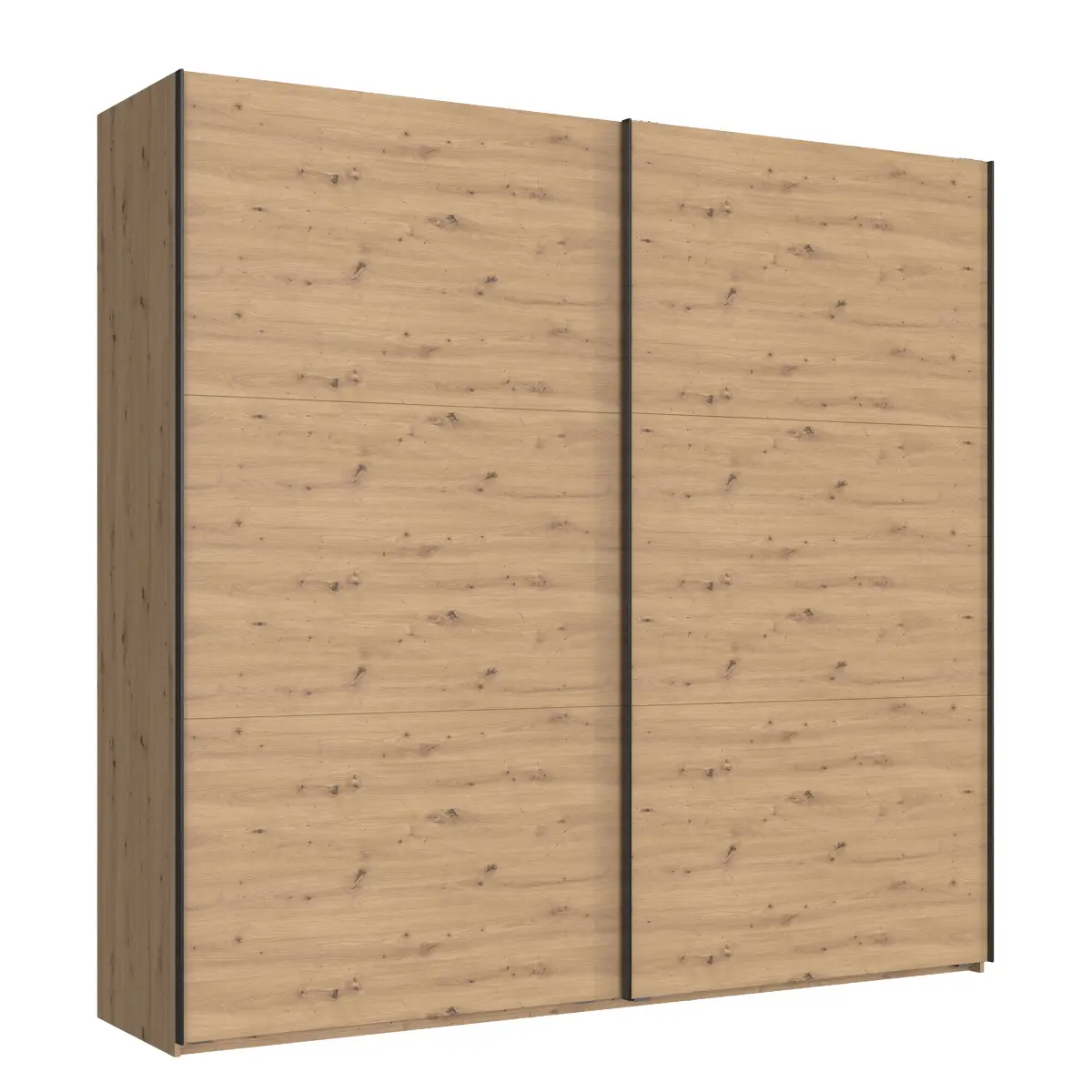 Schwebetürenschrank Level36 216 cm Typ B 250cm | Holztöne