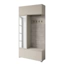 loftscape Kompaktgarderobe Mansard | Beige