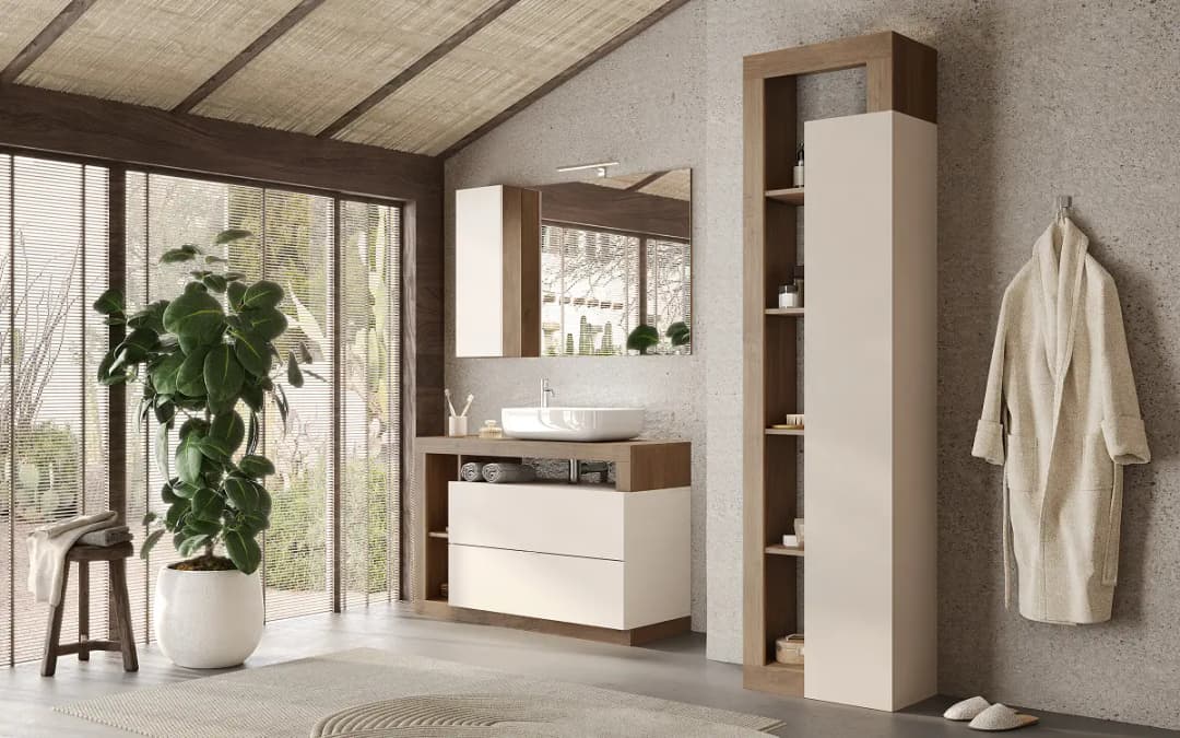 Hochschrank Hamburg | Beige