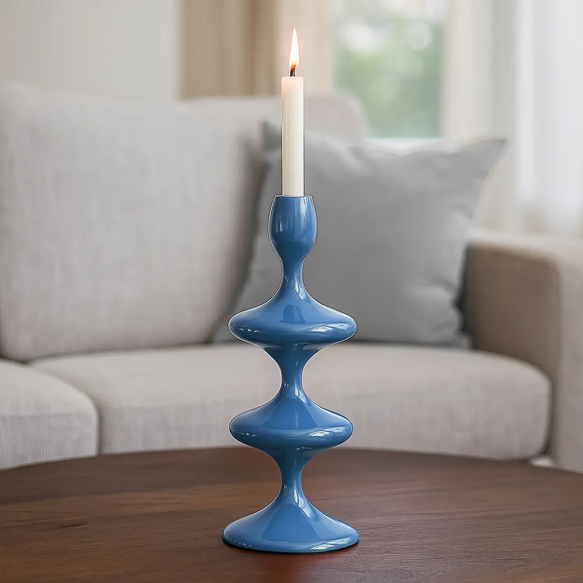 Kerzenhalter Laureen | Blau
