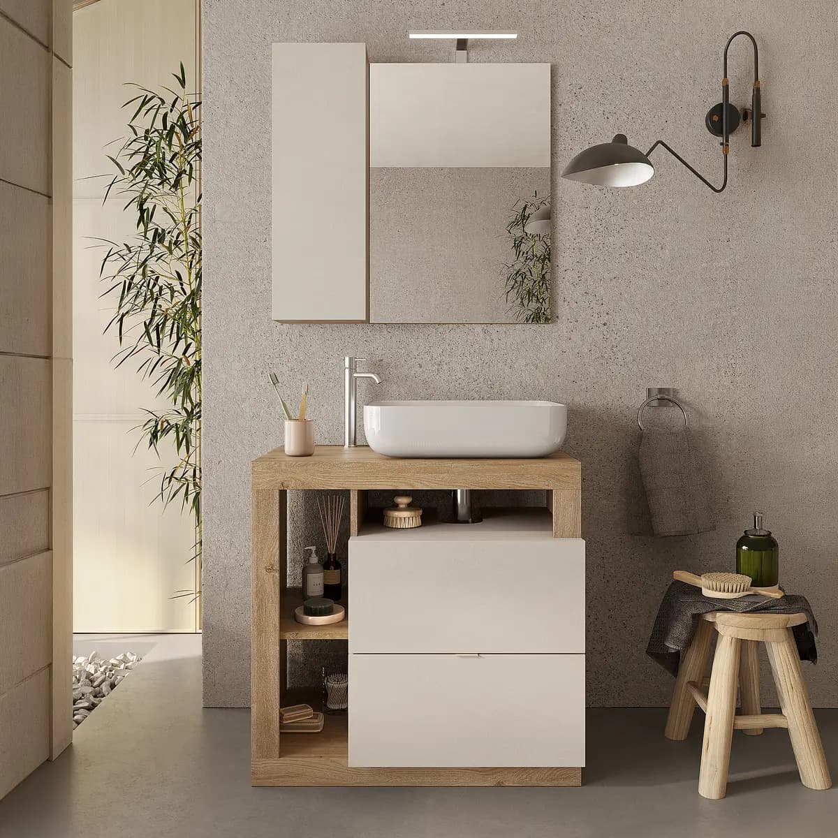 home24 Badset Hamburg | Beige