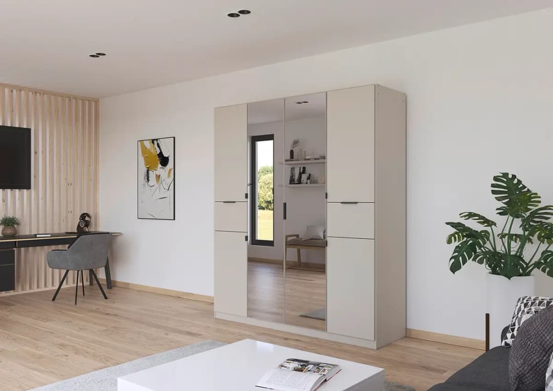 rauch Blue Drehtürenschrank Ticao | Beige