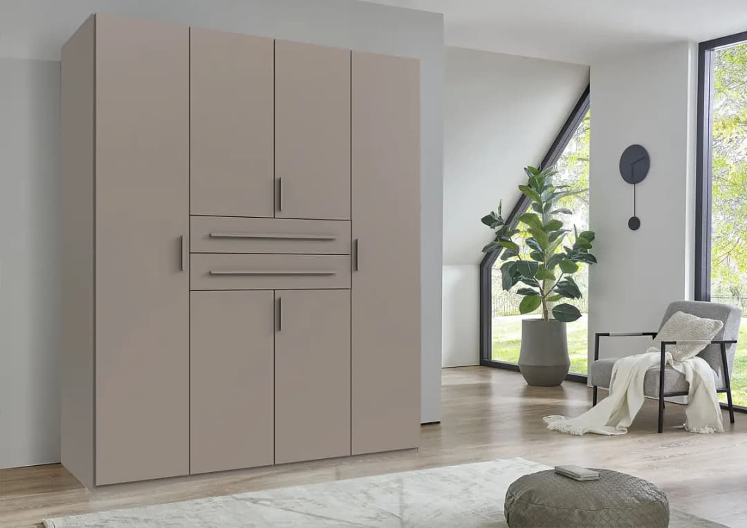 Drehtürenschrank Digit Typ A | Grau