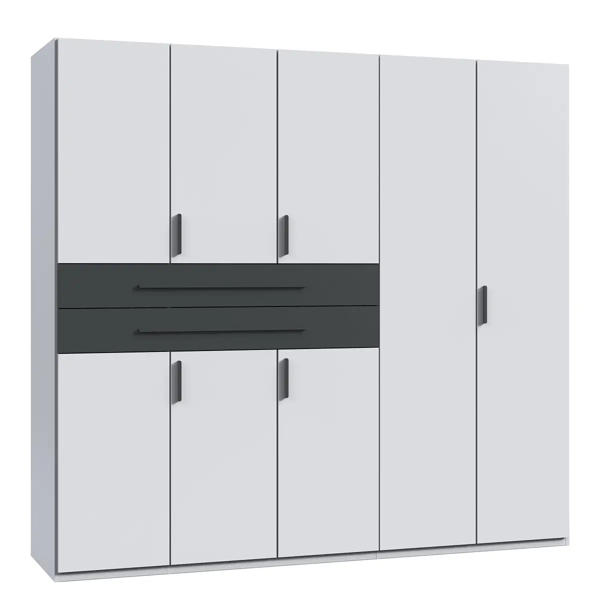 Drehtürenschrank Digit Typ B 225cm | Mehrfarbig