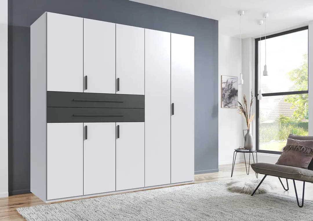 Drehtürenschrank Digit Typ B 225cm | Mehrfarbig