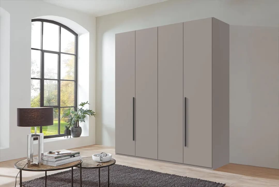 Drehtürenschrank London | Braun