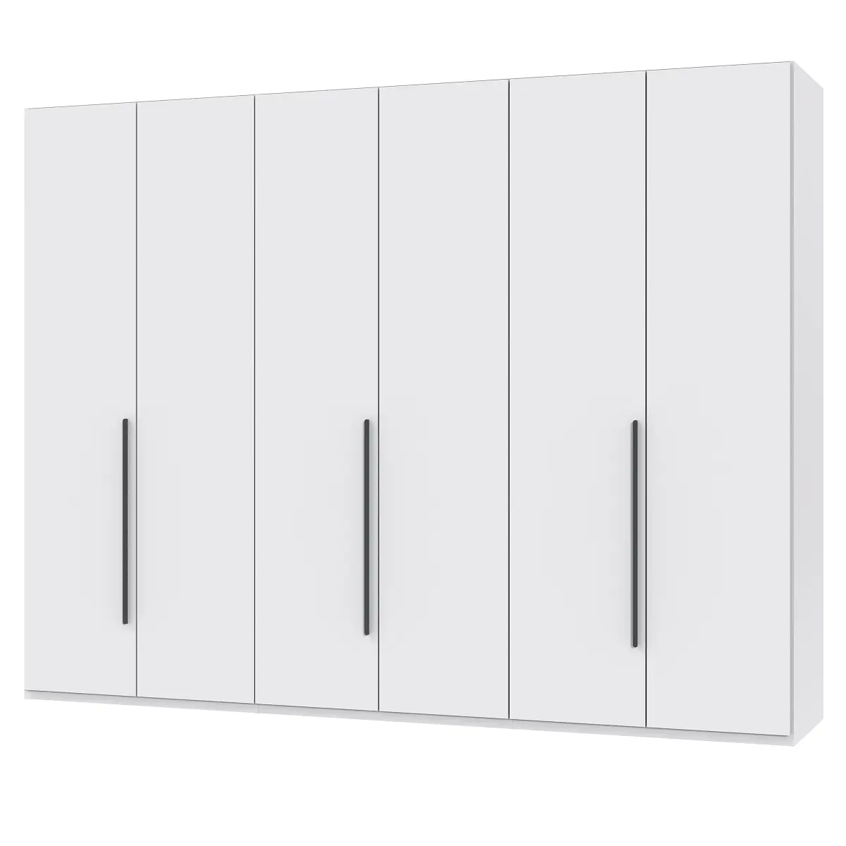 Drehtürenschrank London | Weiß
