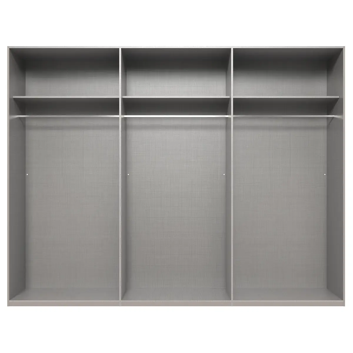 Drehtürenschrank London | Weiß