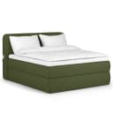 Premium Boxspringbett 180 x 200cm Bouclé Stoff Piana Grün H3 /