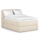 Premium Boxspringbett 160 x 200cm Webstoff Wiam Beige H3 / H4