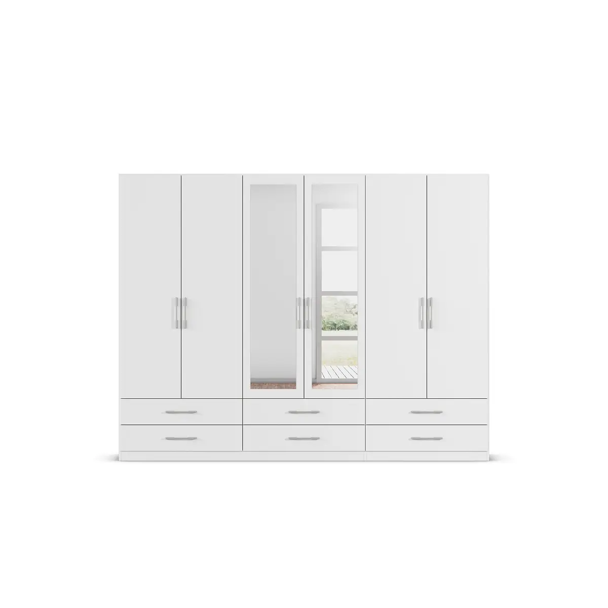 rauch Blue Drehtürenschrank Hersbruck-Extra | Weiß