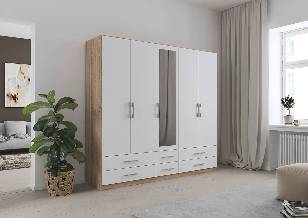 rauch Blue Drehtürenschrank Hersbruck-Extra | Holztöne