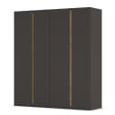 rauch Orange Drehtürenschrank Luana 201cm | Grau