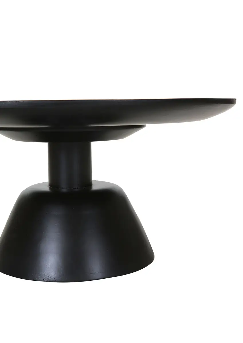 Furnierter Couchtisch Torrud | Schwarz