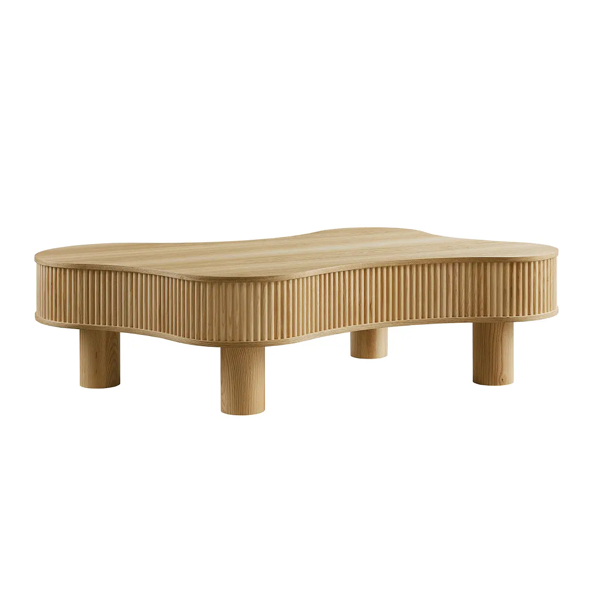Furnierter Couchtisch Vinkki | Braun