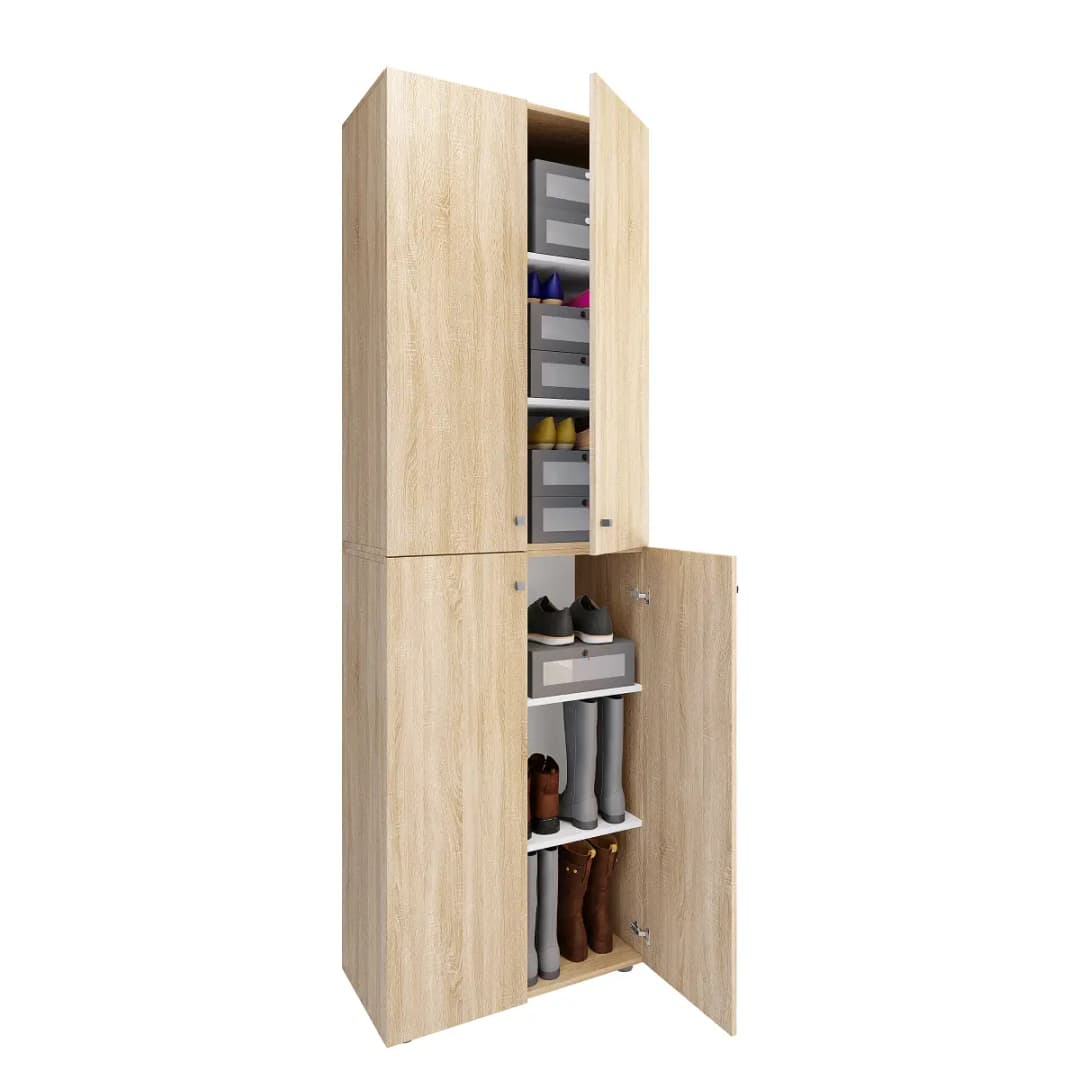 VCM Lona Schuhschrank | Holztöne