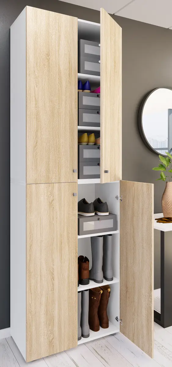 Schuhschrank Lona | Holztöne