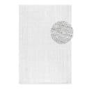 Juteteppich Jaipur Weiß 60 x 90cm | Beige