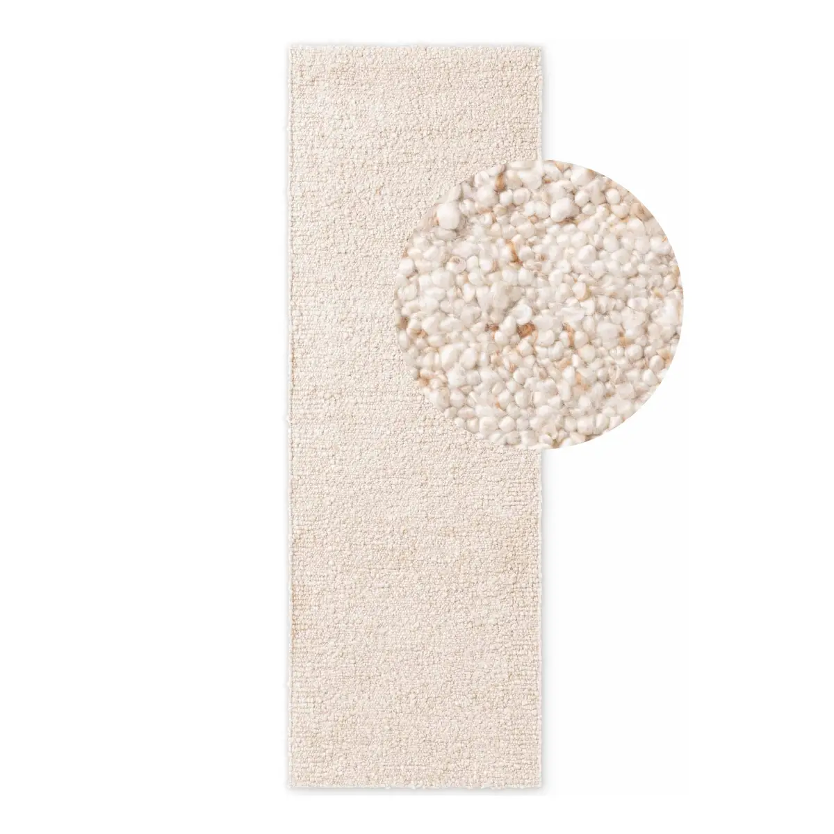 Boucléläufer Portobello | Beige