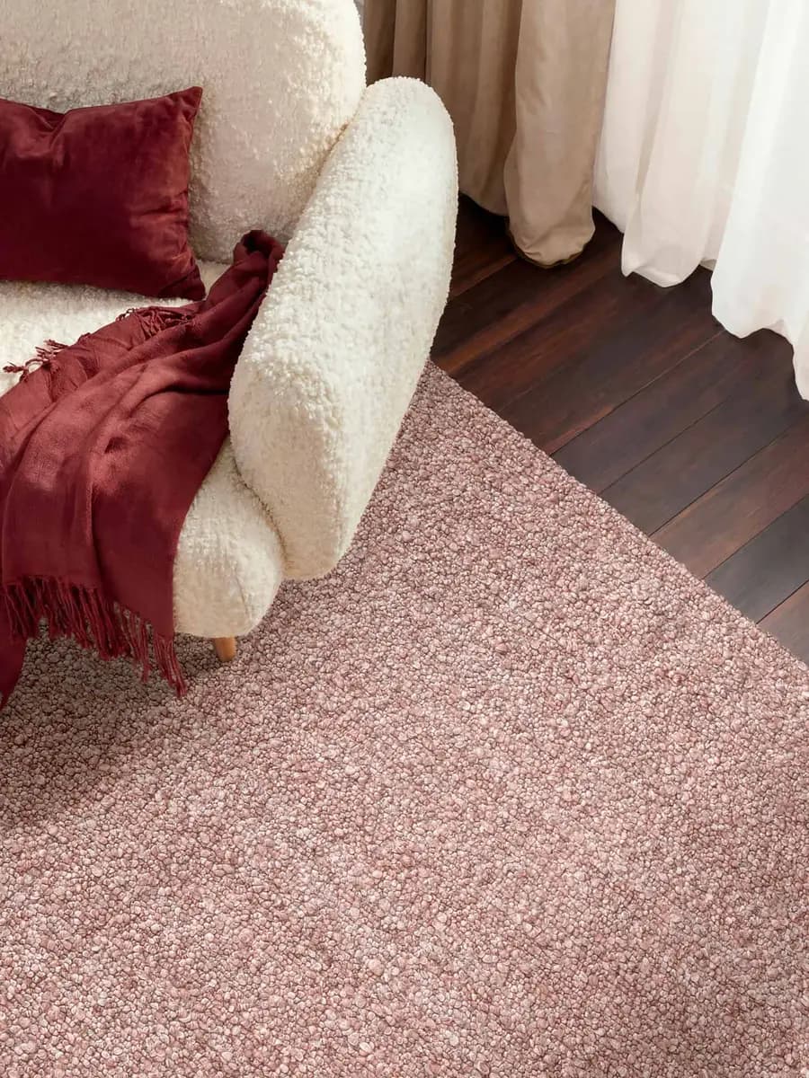 Boucléteppich Portobello | Rosa
