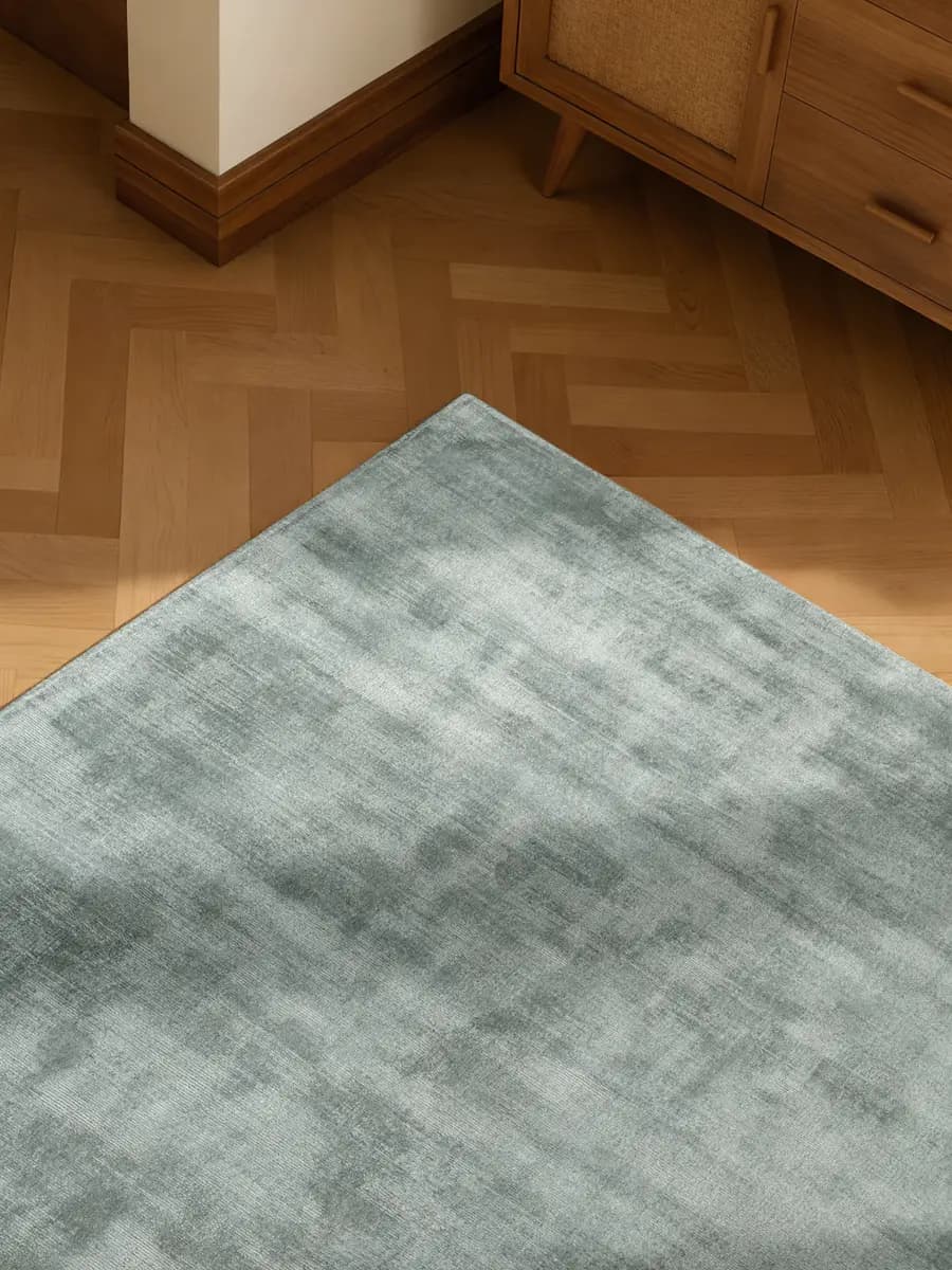 Viskoseteppich Jane | Blau