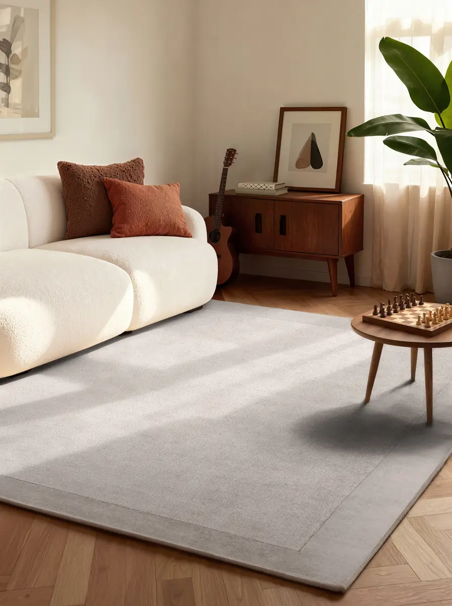Wollteppich Kari Grau/Grau 200 x 300cm | Grau