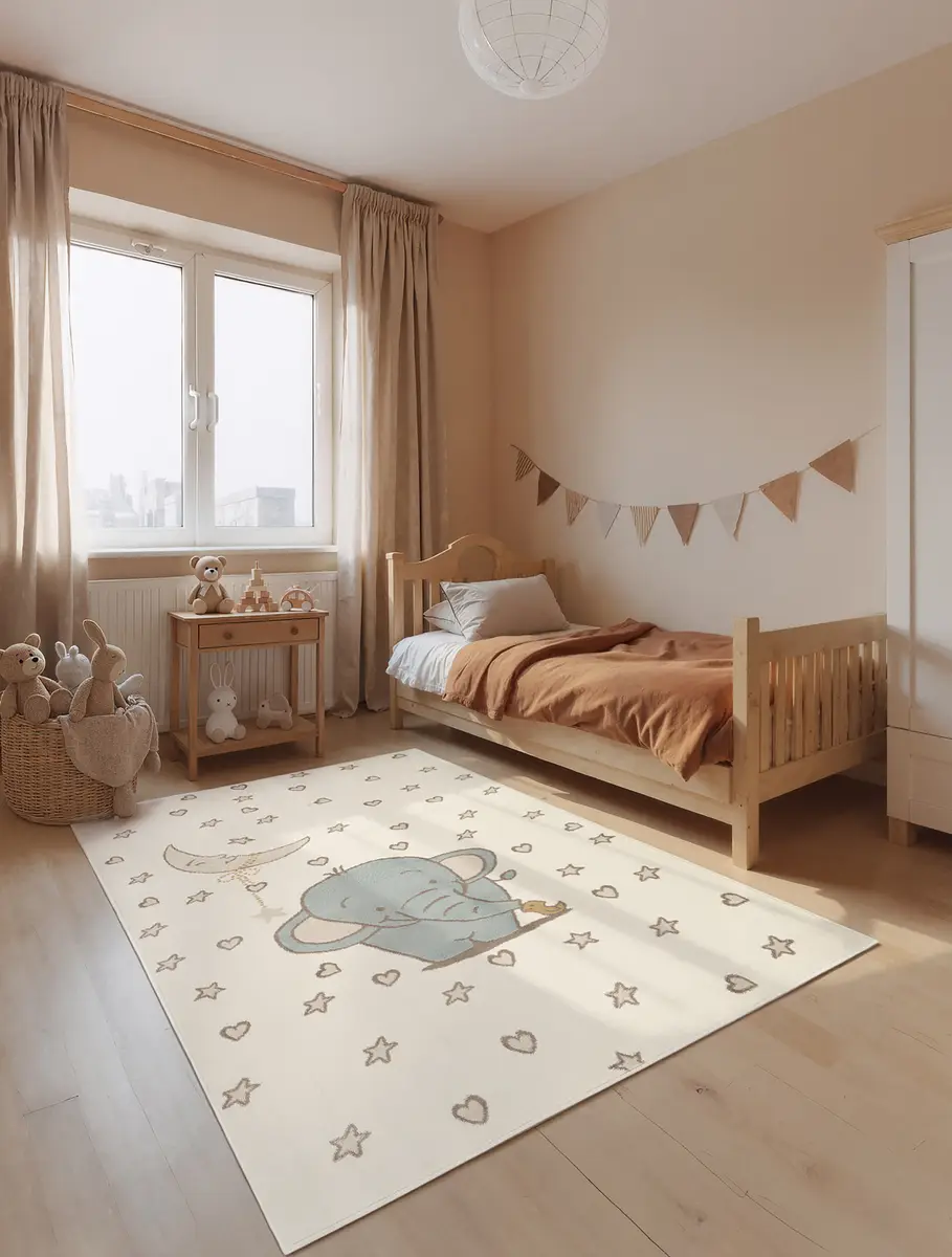 Kinderteppich Little Elli 200 x 290cm Beige | Beige
