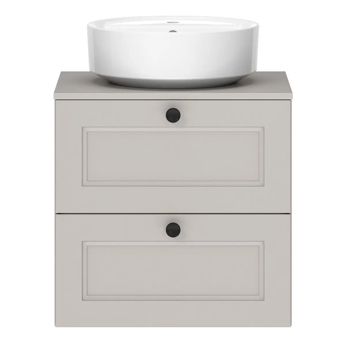 Waschtisch Cascada Typ C 60cm Grau/Steingrau | Grau