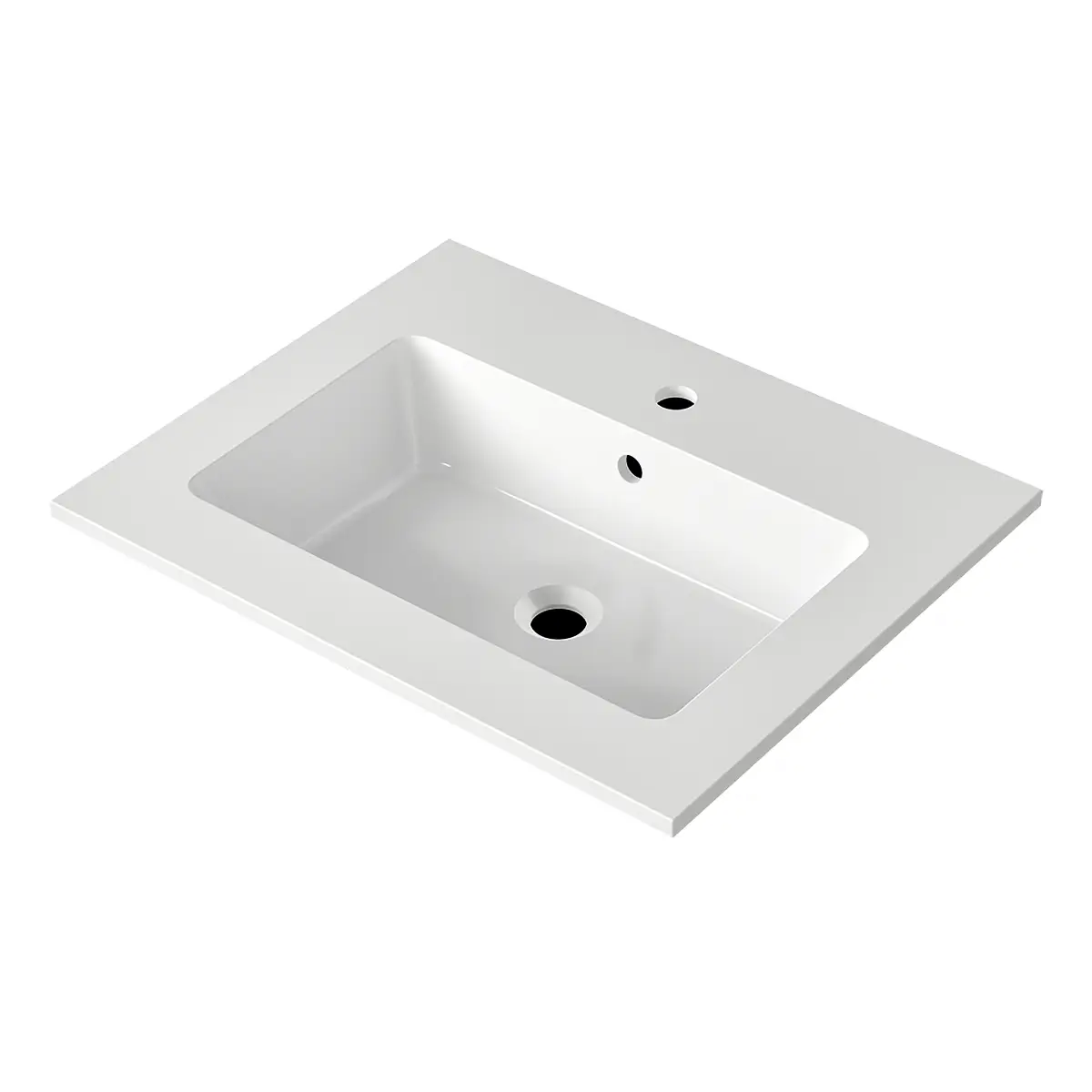 Waschtisch Cascada Typ A 60cm Grau/Steingrau | Grau