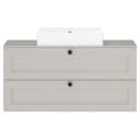 Waschtisch Cascada Typ B 120cm Grau/Steingrau | Grau