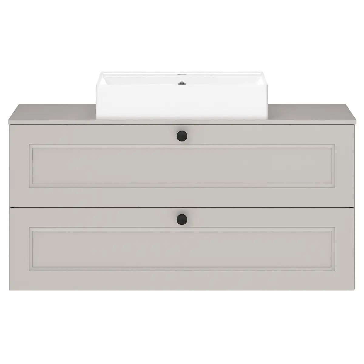 Waschtisch Cascada Typ B 120cm Grau/Steingrau | Grau