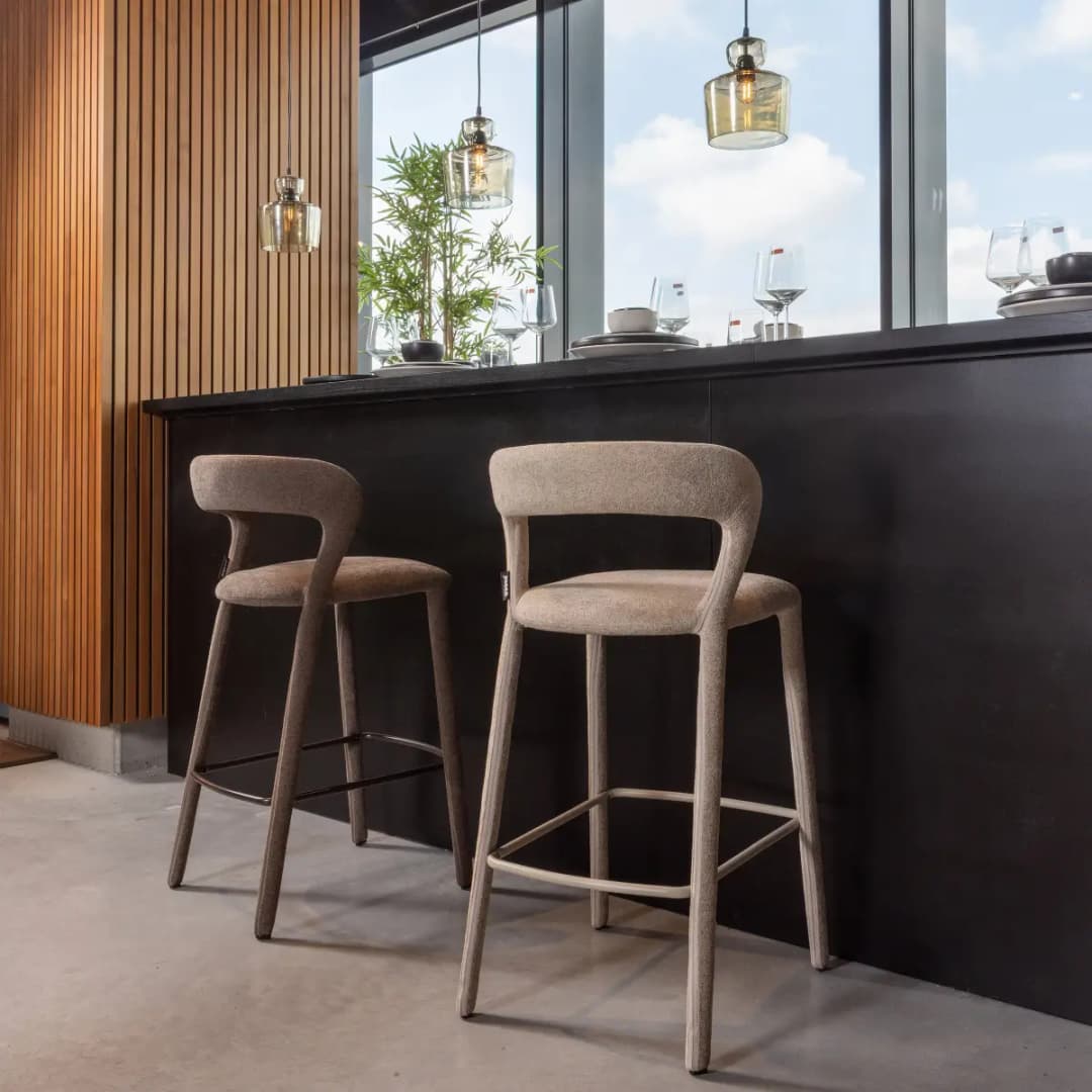 WOOOD Barstuhl Noble | Beige